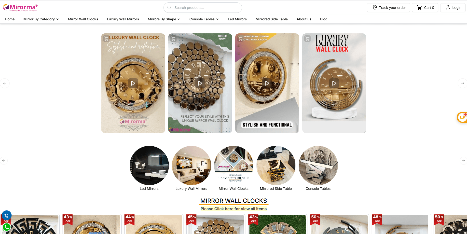 Mirorma – Luxury Mirrors & Glass Decor Platform