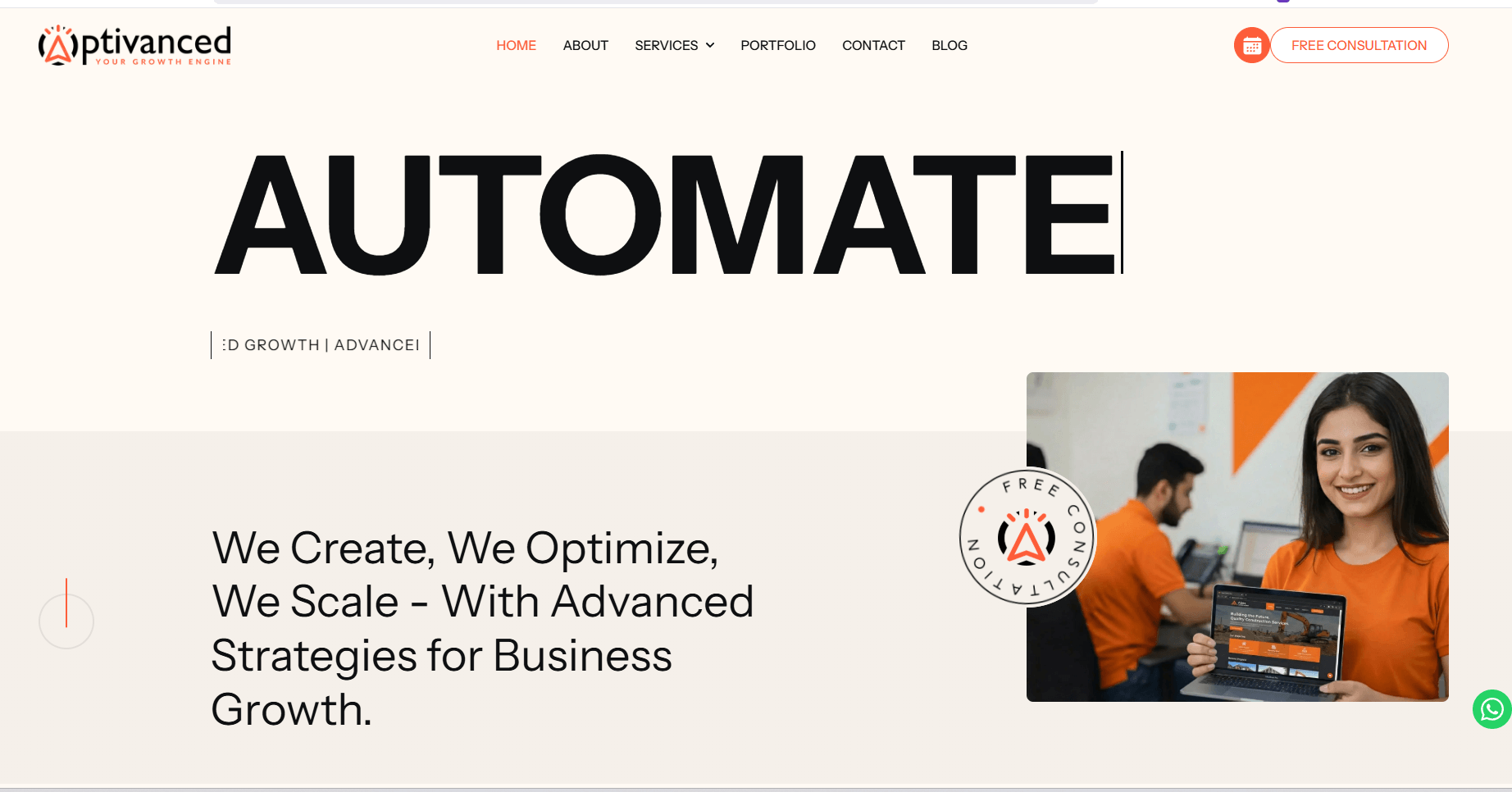Optivanced – Digital Growth, Branding, Web Development & AI Automation Agency